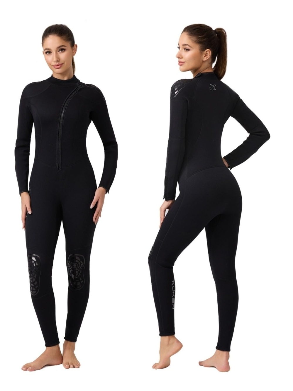 XUKER Women's 3mm Neoprene Wetsuit Large